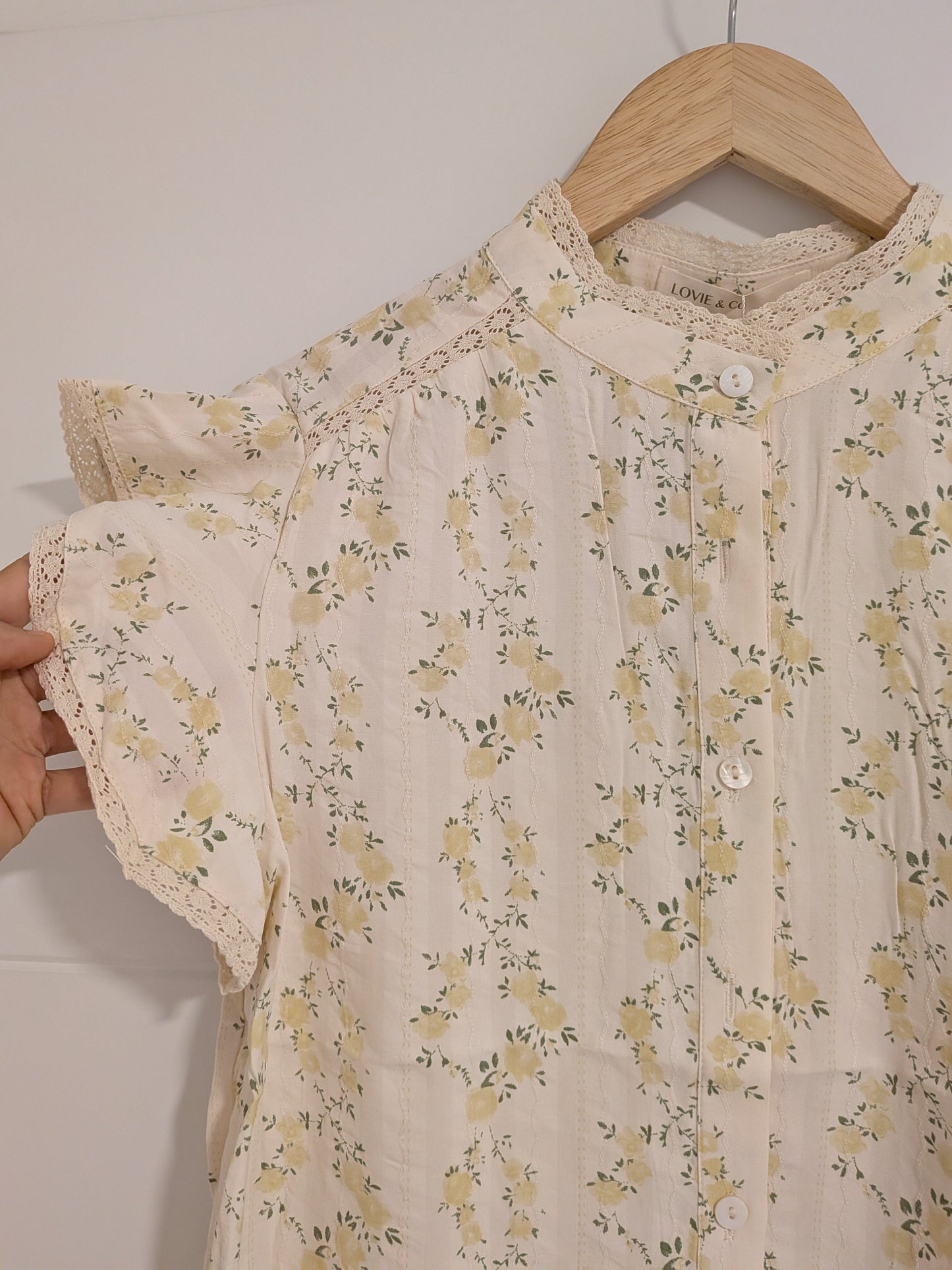Blusa Floral Amarilla
